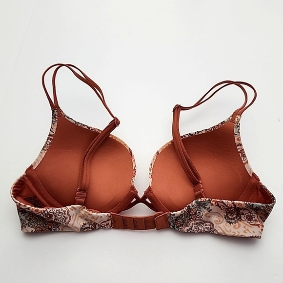 Victoria's Secret Very Sexy Push-Up Underwire Bra Paisley Tan Size 32B - Picture 8 of 14